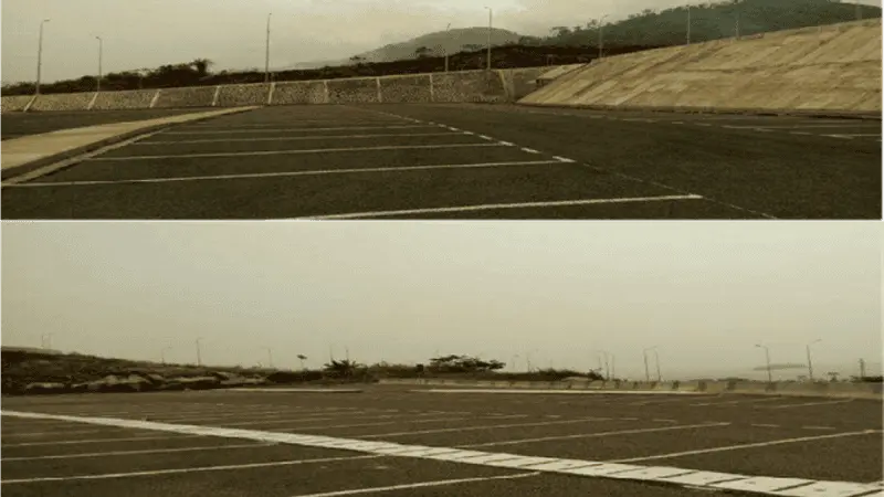 Travaux du parking - Stade Omnisport de Limbe